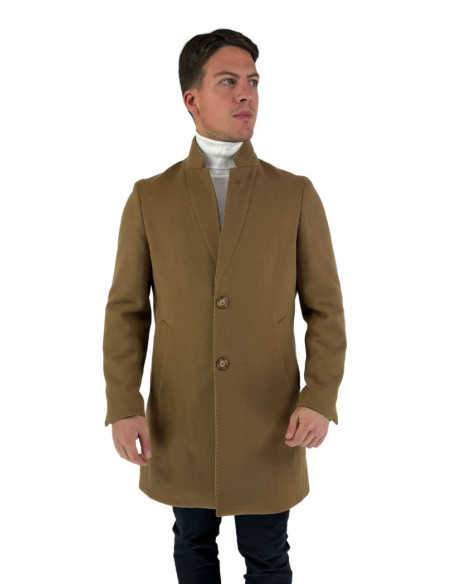 Privat Fashion cappotto monopetto in poliviscosa Morf-mcp738 [b94082fb]