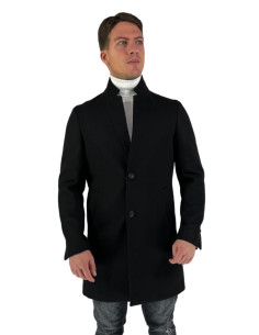 Privat Fashion cappotto monopetto in poliviscosa Morf-mcp738 [f8933baa]