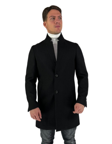 Privat Fashion cappotto monopetto in poliviscosa Morf-mcp738 [f8933baa]