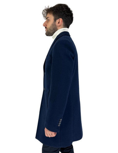 Two-Bi cappotto con petto a lancia Capp206 [9b5dd101]