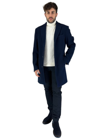 Two-Bi cappotto con petto a lancia Capp206 [2910571b]