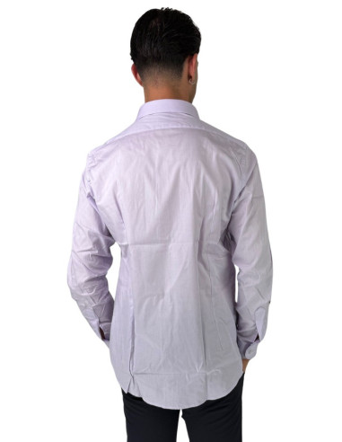 Paul Matthew camicia da uomo in cotone con collo francese cf11-1152 [857a9046]