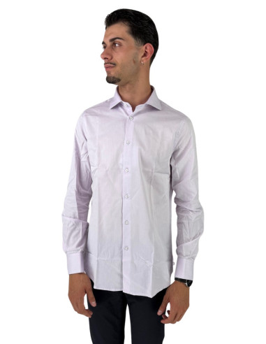 Paul Matthew camicia in cotone con collo francese cf11-1612 [d8f9eb9e]