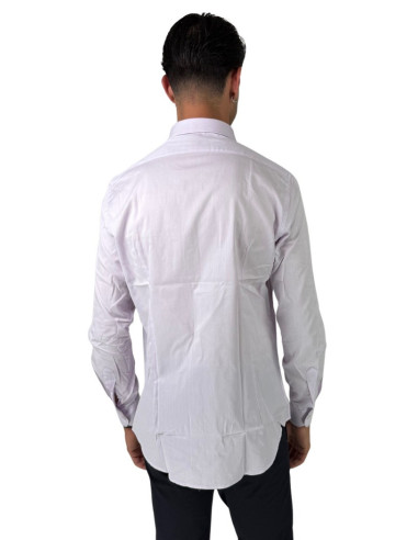 Paul Matthew camicia in cotone con collo francese cf11-1612 [b6c26997]