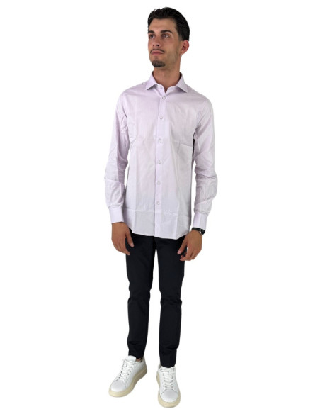 Paul Matthew camicia in cotone con collo francese cf11-1612 [b3922e89]