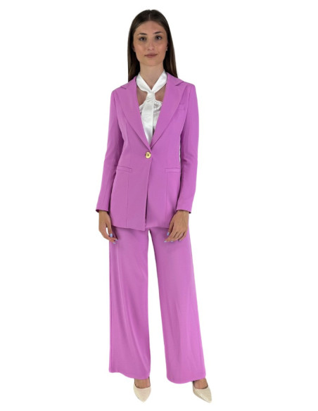 Dairesy top in raso con effetto collo a cravatta ss24d0454 [bfa8a978]