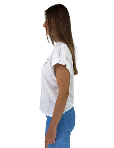 Dairesy t-shirt girocollo in jersey di cotone ss24d0445 [fbad5cf2]