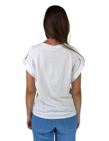 Dairesy t-shirt girocollo in jersey di cotone ss24d0445 [4cb09df6]