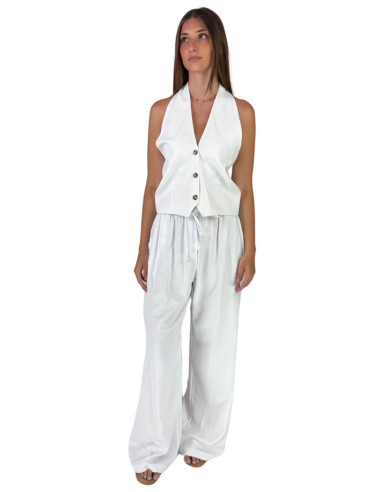 Maidoma gilet regular in lino e viscosa pe25f508/md1270 [48ed1c44]