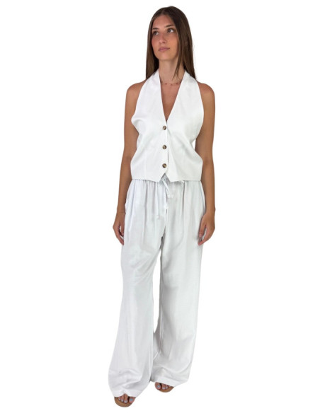Maidoma gilet regular in lino e viscosa pe25f508/md1270 [48ed1c44]