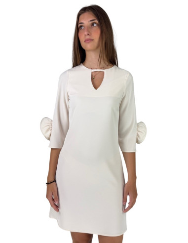 Celye abito corto da donna con fiori sulle maniche ss25c0533 [1ed0416f]
