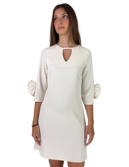 Celye abito corto da donna con fiori sulle maniche ss25c0533 [1ed0416f]