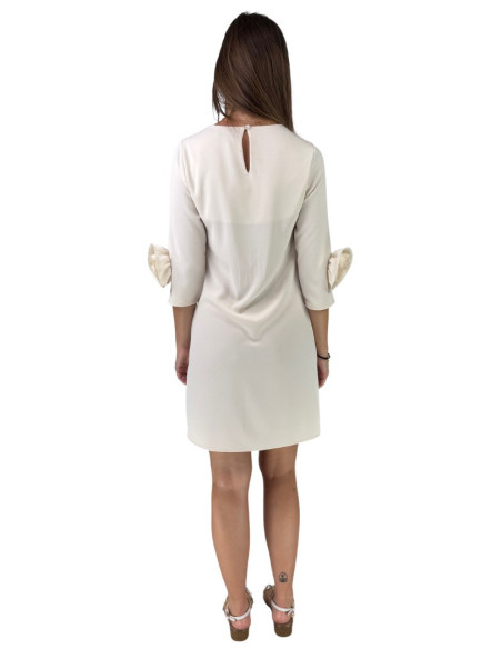 Celye abito corto da donna con fiori sulle maniche ss25c0533 [ac9dc775]