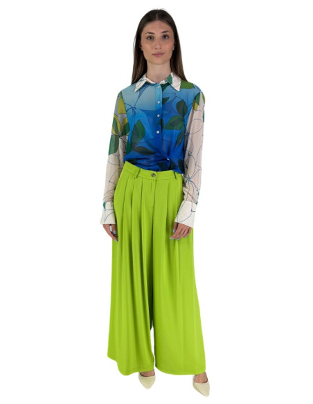 Dairesy pantalone palazzo con tasche alla francese laterali ss24d0382 [bad9f5fc]