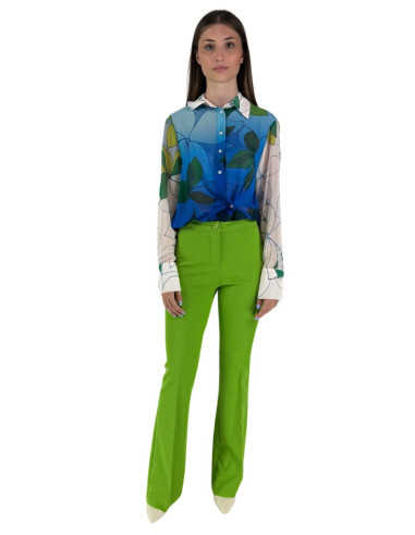 Dairesy pantalone flare in morbido tessuto stretch ss24d0387 [e3cd9a47]