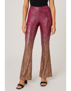 Dairesy pantalone flare in paillettes ss24d0370 [821b616b]