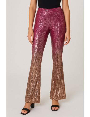 Dairesy pantalone flare in paillettes ss24d0370 [821b616b]