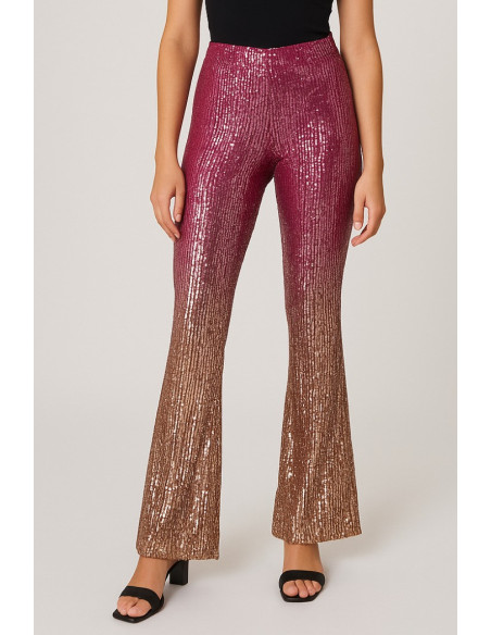 Dairesy pantalone flare in paillettes ss24d0370 [821b616b]