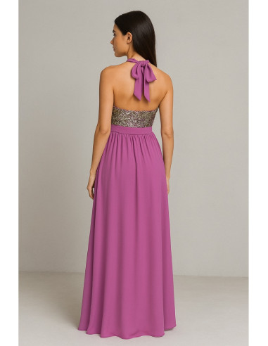 Dairesy abito lungo con corpetto paillettes multicolor ss24d0470 [1435d863]