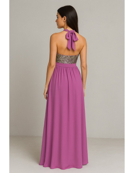 Dairesy abito lungo con corpetto paillettes multicolor ss24d0470 [1435d863]