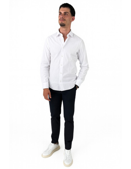Brouback camicia da uomo in cotone stretch Slim10luxury-e01 [150b0667]
