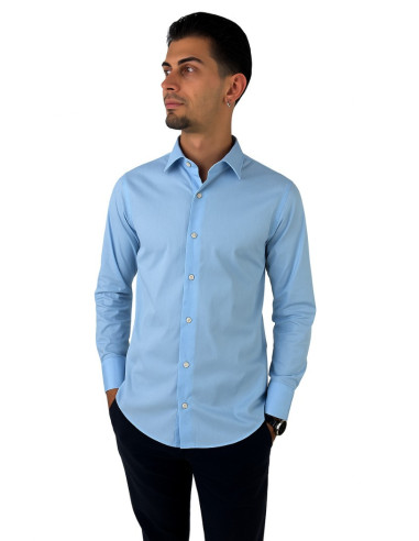 Brouback camicia da uomo in cotone stretch Slim10luxury-e01 [ed2c09a5]