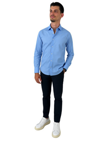 Brouback camicia da uomo in cotone stretch Slim10luxury-e01 [83178bac]
