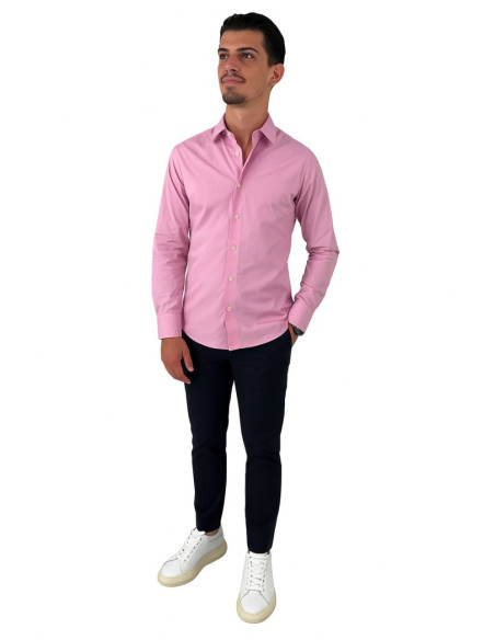 Brouback camicia da uomo in cotone stretch Slim10luxury-e01 [6ab2e12a]