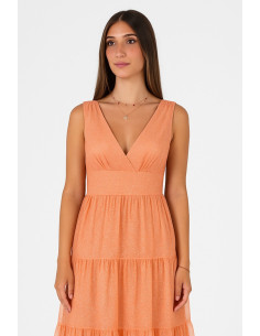 Dairesy abito in glitter scollo a v ss24d0435 [67cedfd4] 2