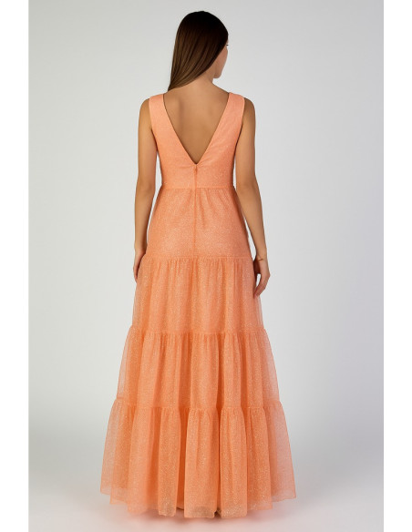 Dairesy abito in glitter scollo a v ss24d0435 [0ca51ac3]