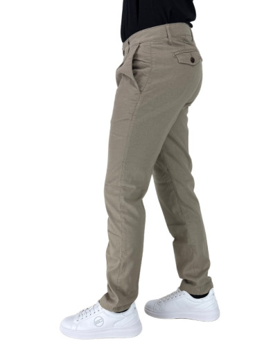 Moro pantalone chino con pences tinto in filo me2530 [0b4a63b8]