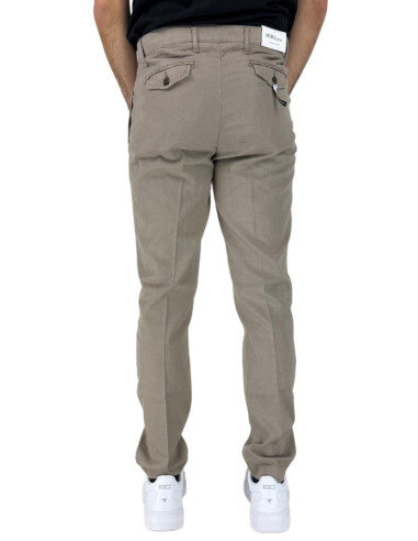 Moro pantalone chino con pences tinto in filo me2530 [bc57a2bc]