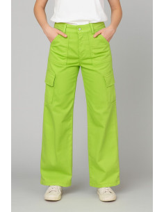 Dairesy pantalone palazzo in denim con tasconi ss24d0356 [a534ffe5]