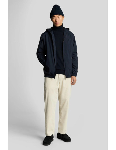 Lyle & Scott dolcevita in misto lana merino e cotone con logo kn2103vc [5030dc70]