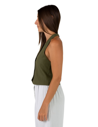 Maidoma gilet regular in lino e viscosa pe25f508/md1270 [9bc6f2bb]