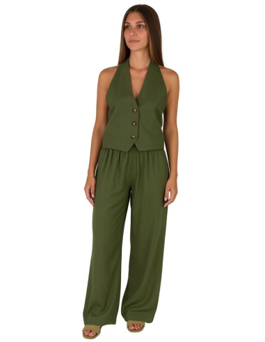 Maidoma gilet regular in lino e viscosa pe25f508/md1270 [298b74a1]