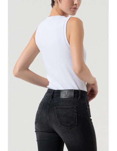 Fracomina jeans slim effetto push up in denim black fp25wv8000d46404 [2ae6e9cd]