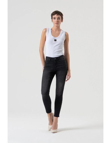 Fracomina jeans slim effetto push up in denim black fp25wv8000d46404 [9dfb28c9]