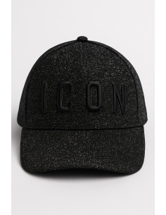 Icon cappello da donna con logo frontale effetto lurex icxf2w6a041 [9c1966e0]