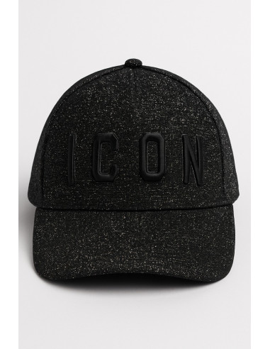 Icon cappello da donna con logo frontale effetto lurex icxf2w6a041 [9c1966e0]