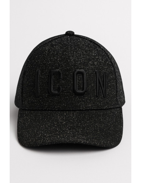 Icon cappello da donna con logo frontale effetto lurex icxf2w6a041 [9c1966e0]