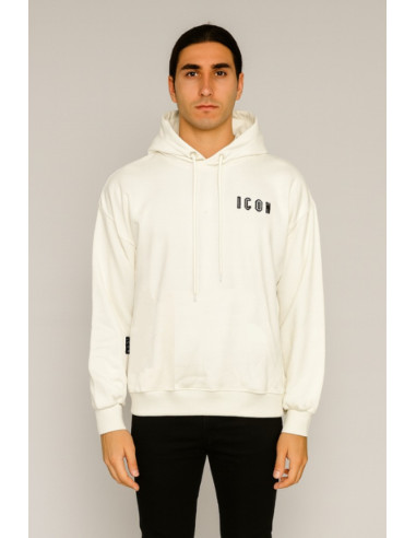 Icon felpa con cappuccio in morbido cotone icuf2w6f016 [fcae0fa6]