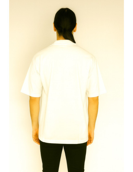 Icon t-shirt in jersey di cotone con logo sul collo icuf2w6t007 [3adc1537]