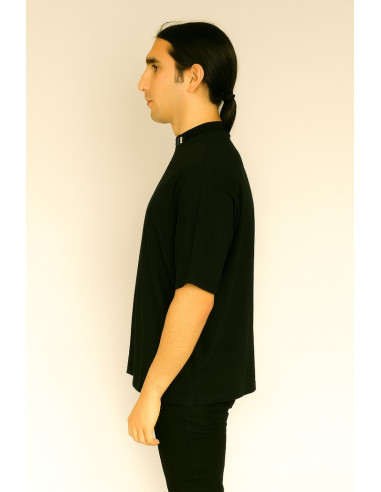 Icon t-shirt in jersey di cotone con logo sul collo icuf2w6t007 [a6c36cbf]