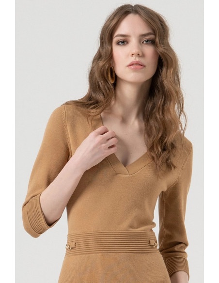 Fracomina abito slim mini in maglia fr25wd5002k55601 [2255ca8c]