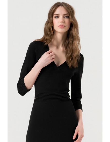 Fracomina abito slim mini in maglia fr25wd5002k55601 [edeab22f]