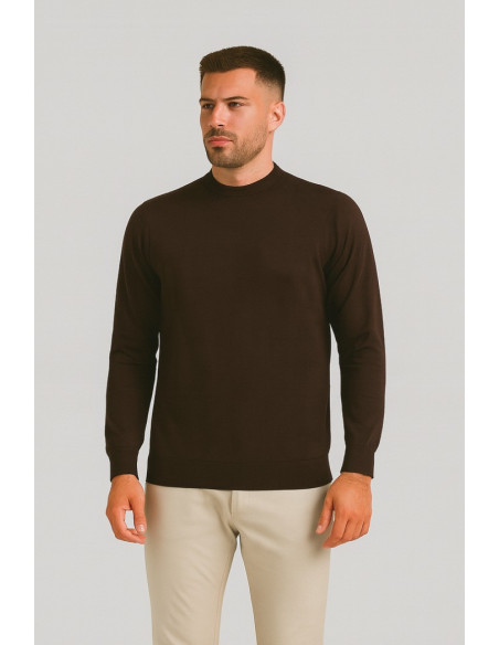Markup maglia girocollo in lana merino extra fine mk9900154 [0775981d]