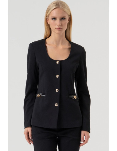 Fracomina giacca slim in mix di tessuti fr25wj2006w78001 [ec43c463]