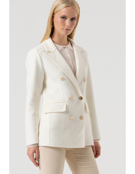 Fracomina blazer regular doppiopetto con lana fr25wj3005w80401 [3d6c7e5d]