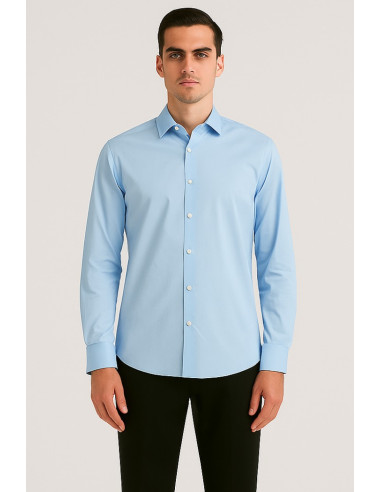 Markup camicia in misto cotone stretch mk23001 [76947edf]